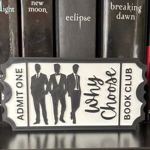 Why Choose Book Club Lifetime Membership Ticket Sign